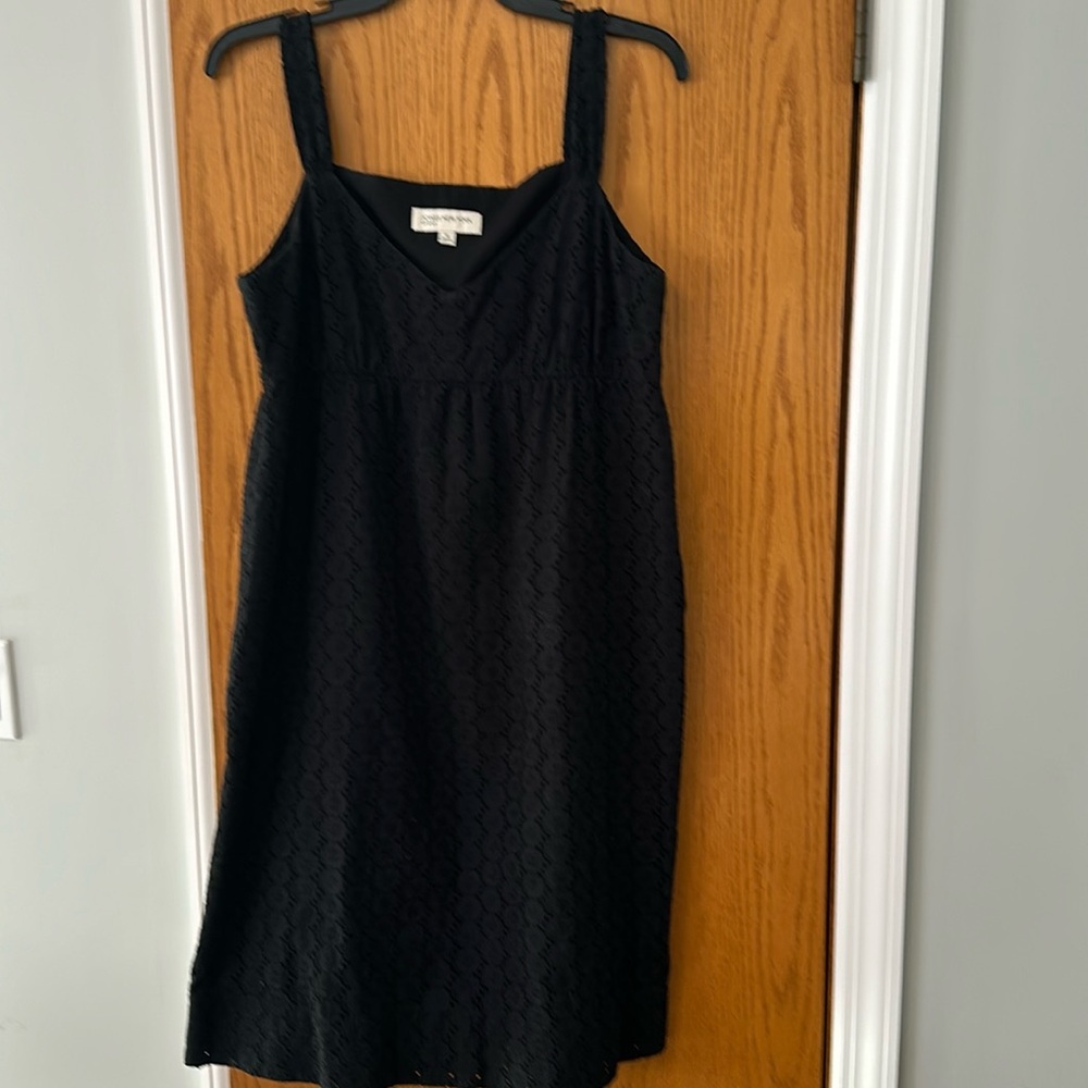 Jones New York sport Black Eyelet sundress